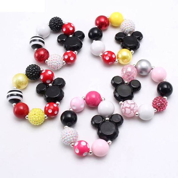 

girls bracelet jewelry childrens accessories alloy fish tail pendant children's beaded pearl b8000, Red;brown