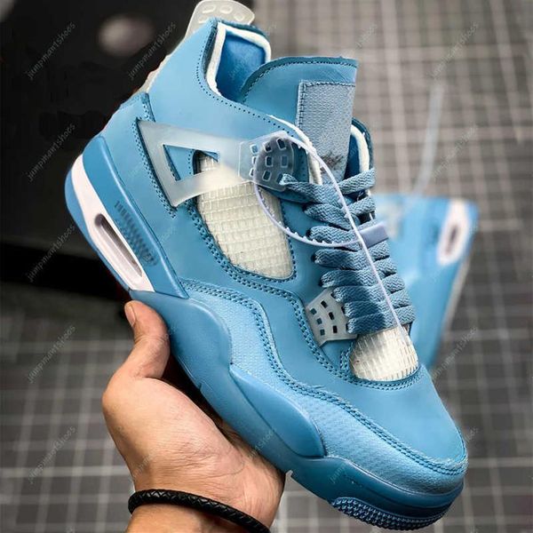 

jumpman 4 4s fashion shoe blue o w mens womens basketball shoesa34