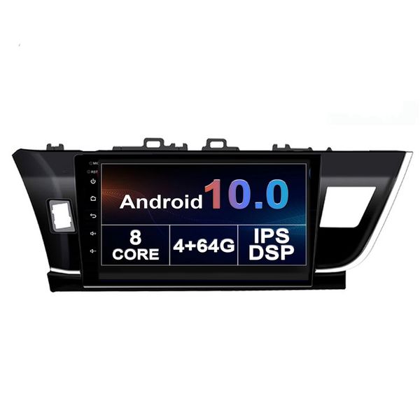 Android 10 автомобилей DVD Radio MultiMedia Player для ALTIS 2014 2015-2016 GPS навигация Onle DIN AUTO TOON Screen Suppore Message Languages