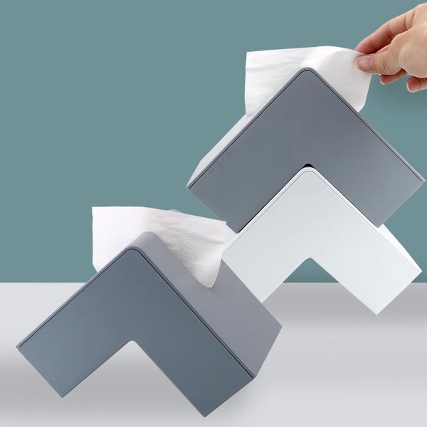 

tissue boxes & napkins plastic home storage for bathroom decor napkin case box creative opening on both sides double-sided paper tray