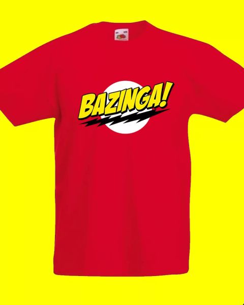 

t-shirt sheldon cooper bazinga the big bang theory jim parsons, White;black