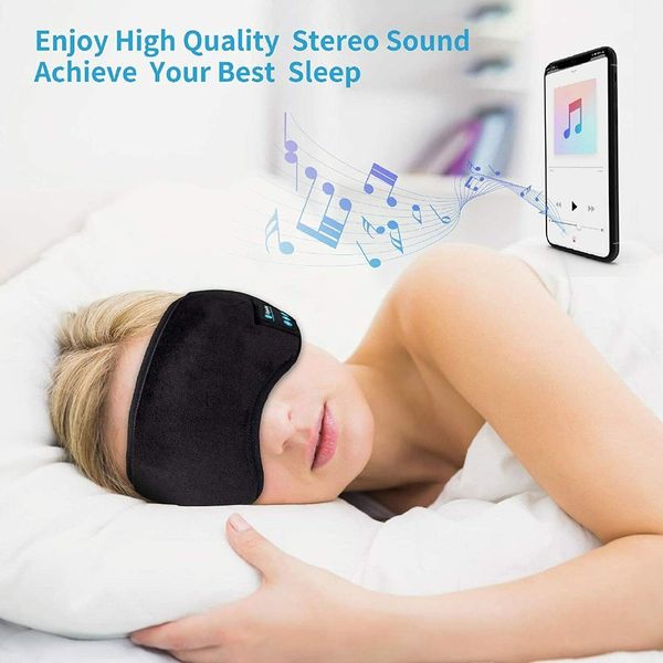 

wireless headband headphones bluetooth 5.0 sleeping eye mask earphones headband stereo earphone 3d sleep mask music headset