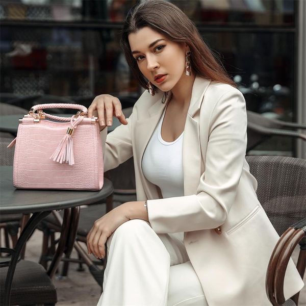 

evening bags 2021 france design women bag retro tassels handbag fashion female pu leather shoulder sling