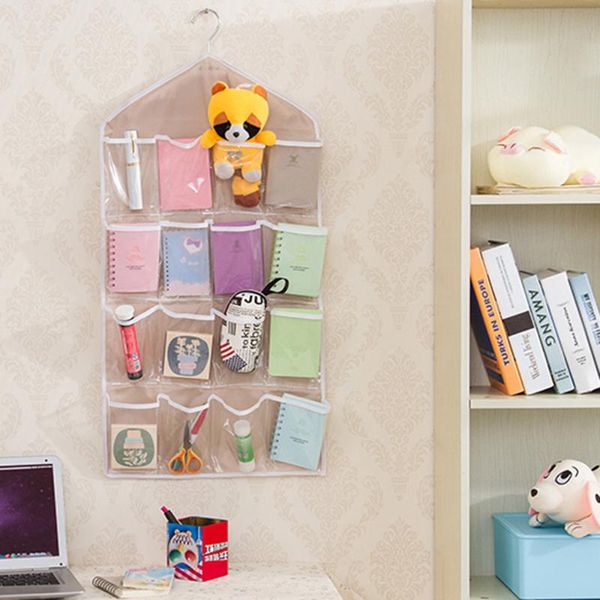 

storage boxes & bins pocket clear hanging bag socks bra underwear hanger