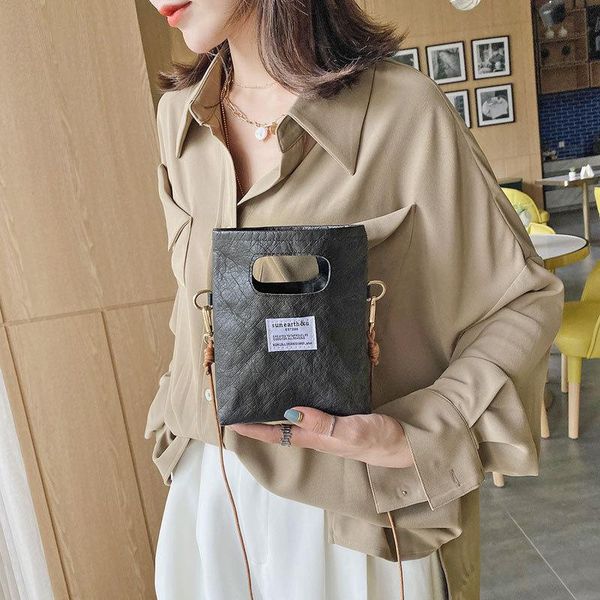 

shoulder bags fashion handbag japanese style pu with short handles women shopper bag cross body messenger cute female mobile phone