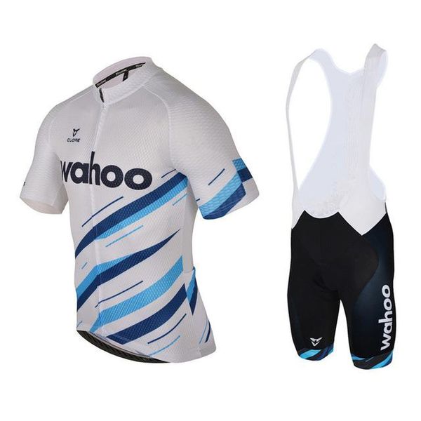 

wahoo-summer cycling clothing suits, racing bike clothing, mountain short-sleeved jerseys sets, Black;blue