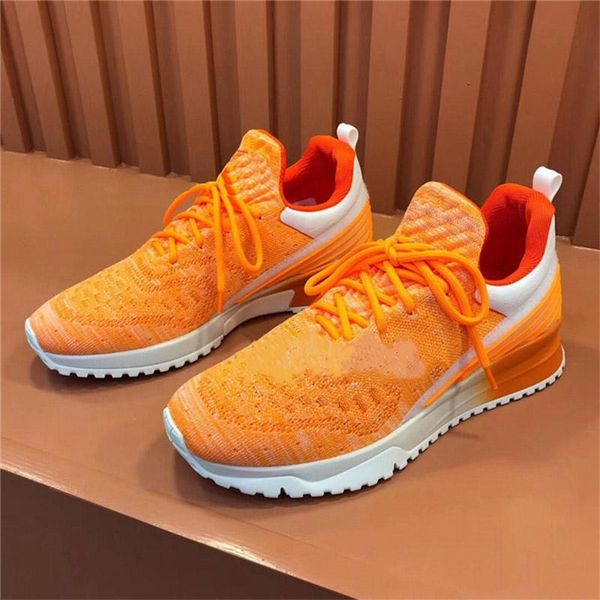 

2021 design vnr trainers men knitted gradient elastic lightweight shiny breathable casual shoes size 38-45, Black;red