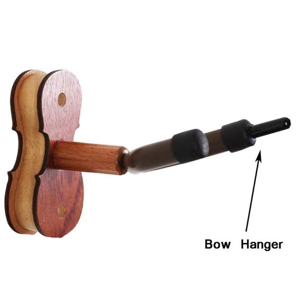 

hangers & racks practical design wall mounted violin fiddle viola hanger hook durable wood base home studio
