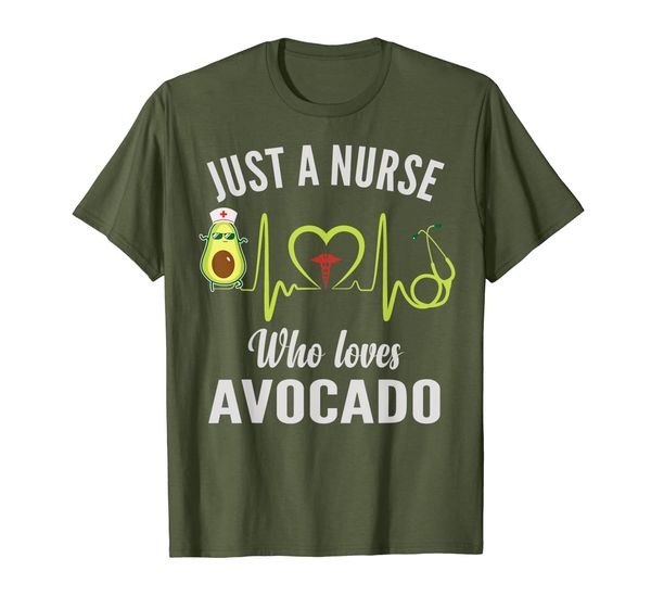 

Just A Nurse Who Loves Avocado - Avocado Nurse Costume T-Shirt, Mainly pictures