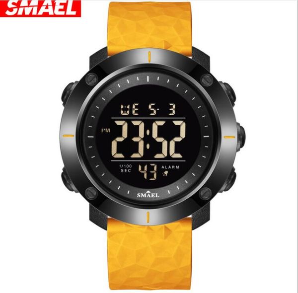 Vendite calde SMAEL 8042 Orologi digitali da uomo Luminoso 50M Waterproofwatch sport casual outdoor impermeabile studente Orologio elettronico maschile Reloj Hombre orologio da polso