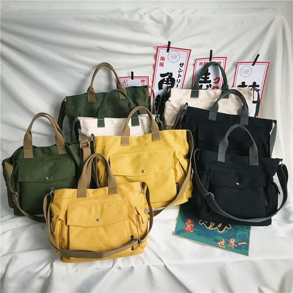 

fashion men's and woman's canvas bag oblique span large capacity portable travel multifunctional shoulder duffel bags