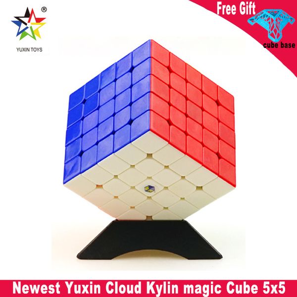 

Yuxin Cloud Kylin 5x5 Magic Cube Stickerless 5x5x5 puzzle cube Kylin speed cube Education Toys For Children
