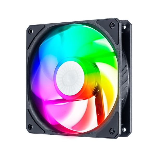 

cooler master 12cm cooling fan 4 pin pwm 3 argb dc 12v pc case lappads