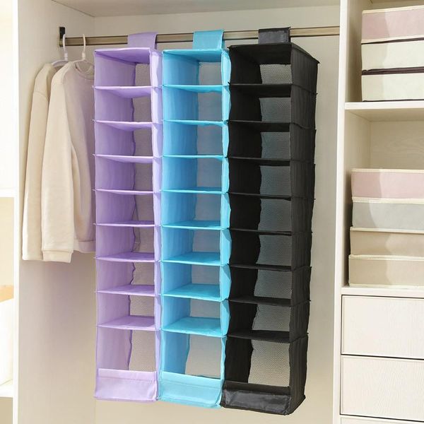 

hanging handbag organizer underwear sorting clothes shoe door closet bag box folding shelves storage boxes & bins