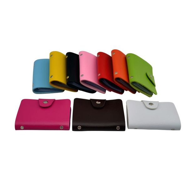

card holders bowknot case pu leather business holder, Brown;gray
