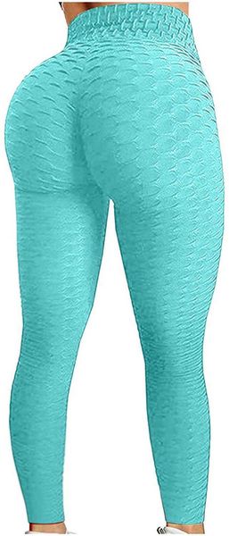 

yoga leggings famous tiktok pants for women high waist tummy control booty bubble hip lifting workout running tights n0vf#, Black