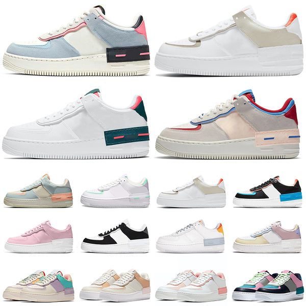 

discount shadow running shoes women men sports sneakers 1 utility triple white black pixel snakeskin pink mens trainers chaussures wholesale