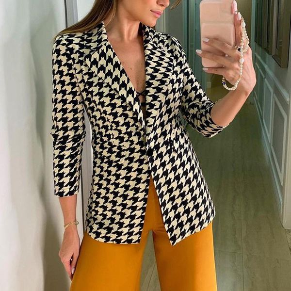 

women's suits & blazers vintage loose business suit jackets fashion women long sleeve small female casual slim short single button blaz, White;black