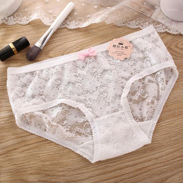 

women's panties summer ultra-thin cute bow low rise transparent women lingerie underwear lace briefs, Black;pink