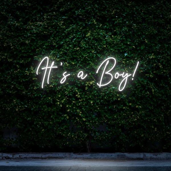 

other event & party supplies it is a boy 2 led neon sign custom made wall lights wedding shop window restaurant birthday decoration