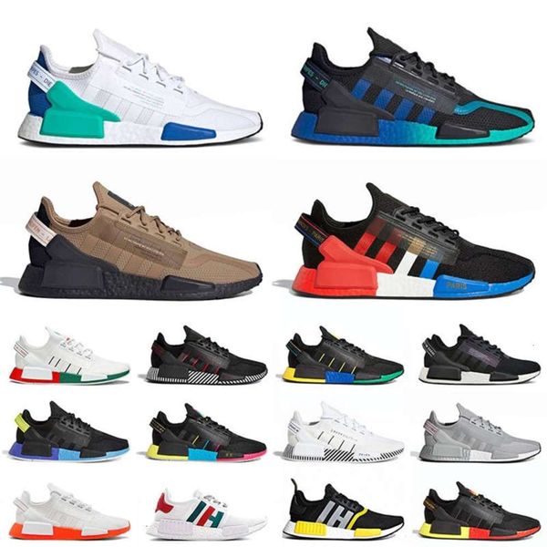 

2021 arrival nmd r1 v2 running shoes mens womens white cyan aqua fashion rio de janeiro gold metallic trainers sneakers 36-45 yuduojiaju