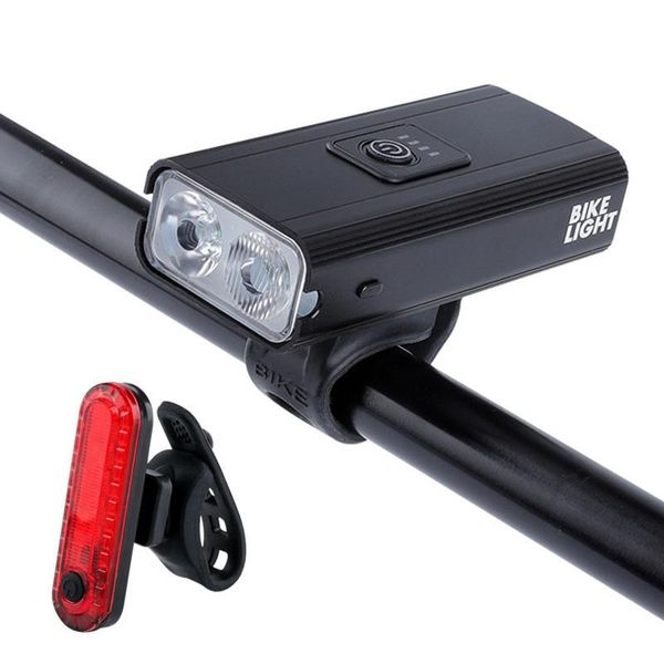

bike lights bicycle light rainproof usb charging led 1200 lumens mtb front lamp headlight aluminum ultralight