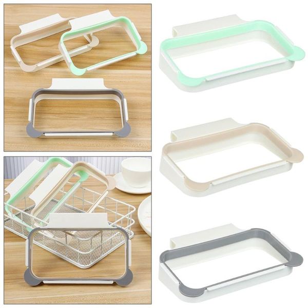 

kitchen storage & organization portable tool rag hanger accessories garbage hanging bag holder trash rack