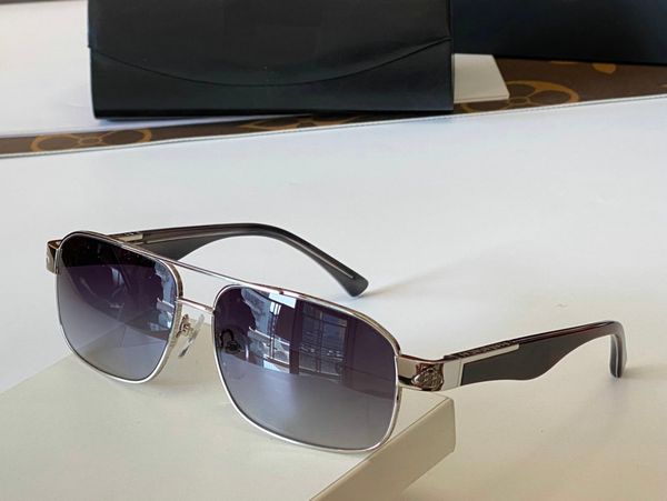 

designer glasses 2021 trendy oversize maybach sunglasses women luxury fashion gradient rimless shaded big metal frame square sun glasses men, White;black