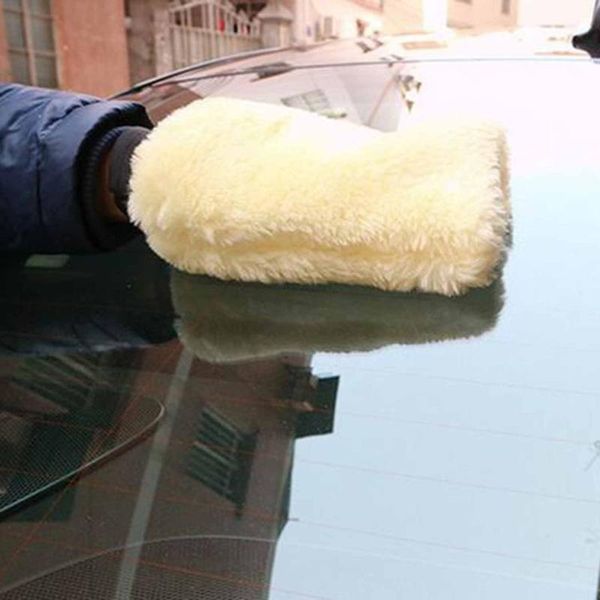 

car sponge microfiber plush micar wash glove mitten washing cleaning brush tools auto detailing brushes tool