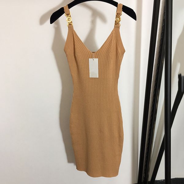 

women knit dresses personality portrait ornament slim long dress outdoor elegant charm lady brand sling dress925, Black;gray