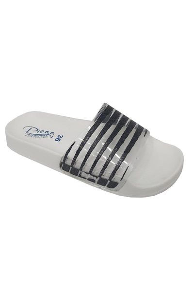 

women's black white anatomical light hiking slippers