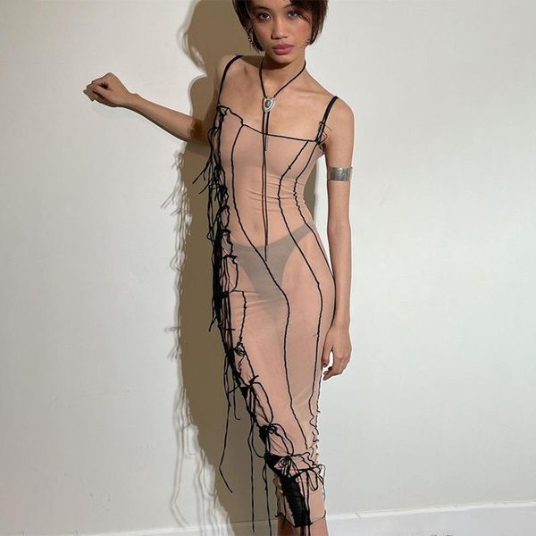 

women's swimwear may female beach 2021 bikini with bojo cover up women screen backless bandage contrast suspender dress print polyester, White;black