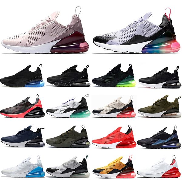 

mens womens 270 running shoes sneakers triple white black red usa barely rose be true bred grape light bone medium olive navy regency purple