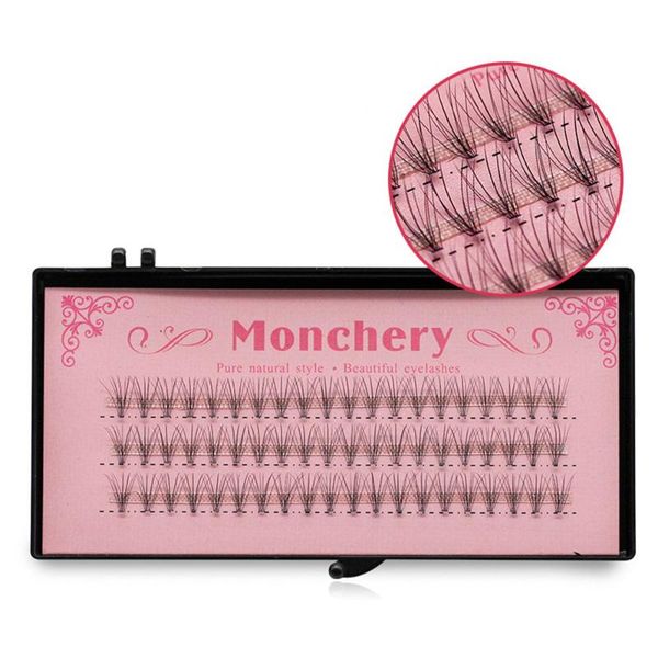 

false eyelashes boxed cluster thick individual eyelash extension bunches professional easy fan lashes makeup