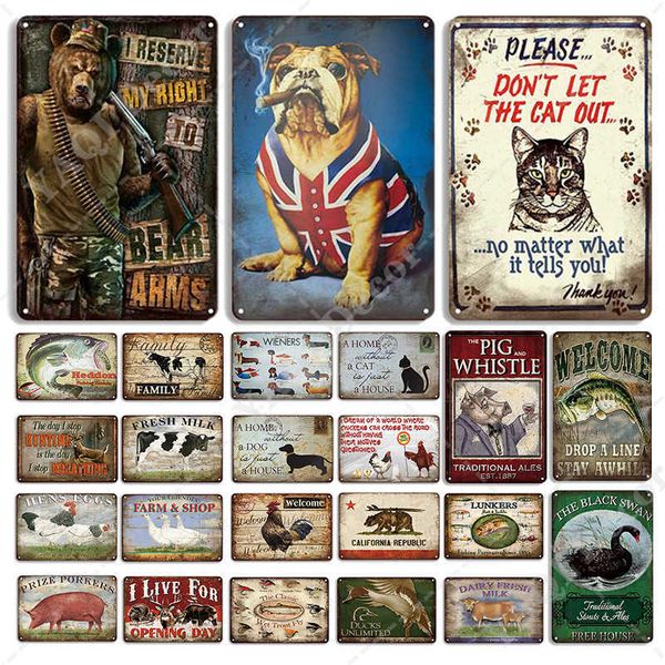 

farmhouse home metal poster plaque metal vintage metal sign tin sign wall decor for kitchen room man cave garage iron paintinga