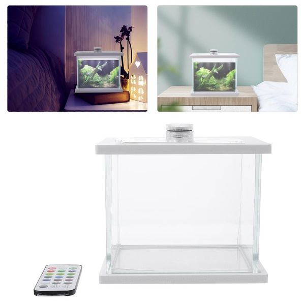 

aquariums glass fish tank transparent landscape living room decor