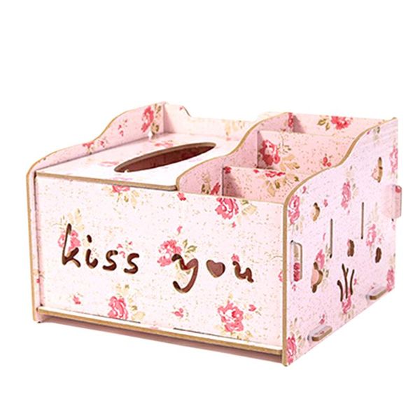 

organizer fashion tissue box holder table modern napkins kitchen large capacity wooden cover case home decor storage boxes