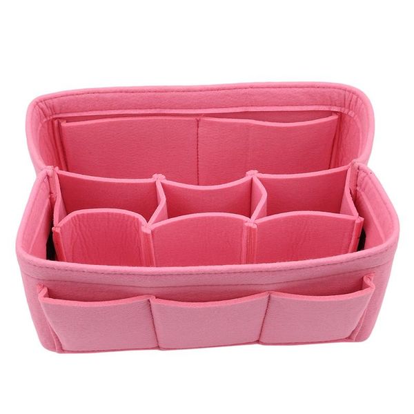 

storage baskets felt basket multifunction organizer box desk debris fashion makeup bag multi-pocket