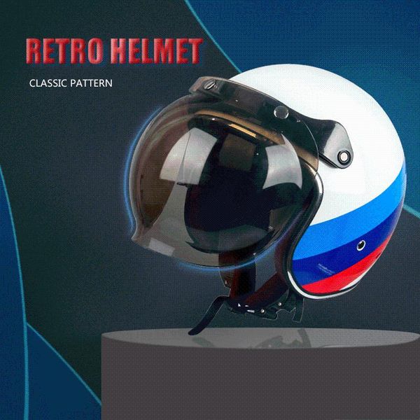 

motorcycle helmets []vintage 3/4 half helmet classic retro open face lightweight