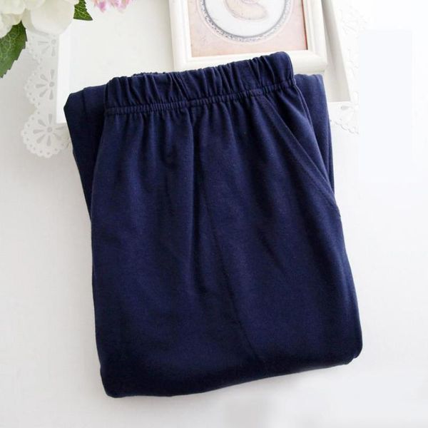 

men's sleepwear loose sleep bottoms pajama pants cotton nightgown men sprint summer trousers nightwear intimate lingerie home clothing, Black;brown