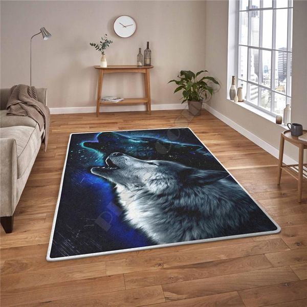 

carpets wolf 3d all over printed rug non-slip mat dining room living soft bedroom carpet 02