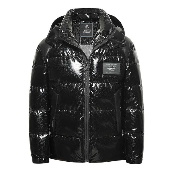 

mens winter coats vest duck padded brand jacket down down bomber parka coat, Black