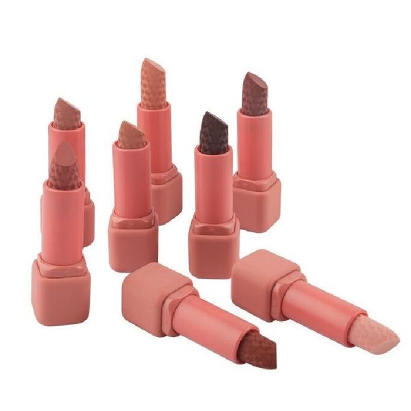 

matte lipstick nude pigment makeup long lasting waterproof moist cosmetics cruelty vegan custom private label