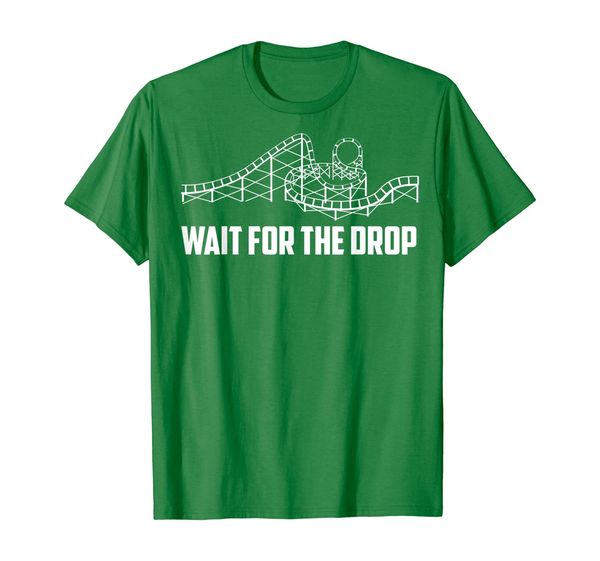

wait for the drop shirt | cute elevated railway lover gift, White;black