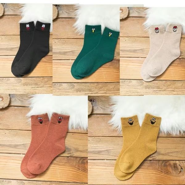 

vfz terry women's warm medium medium middle tube autumn and winter long tube wool socks thickened plush floor warm towel hosiery socks, Black;white