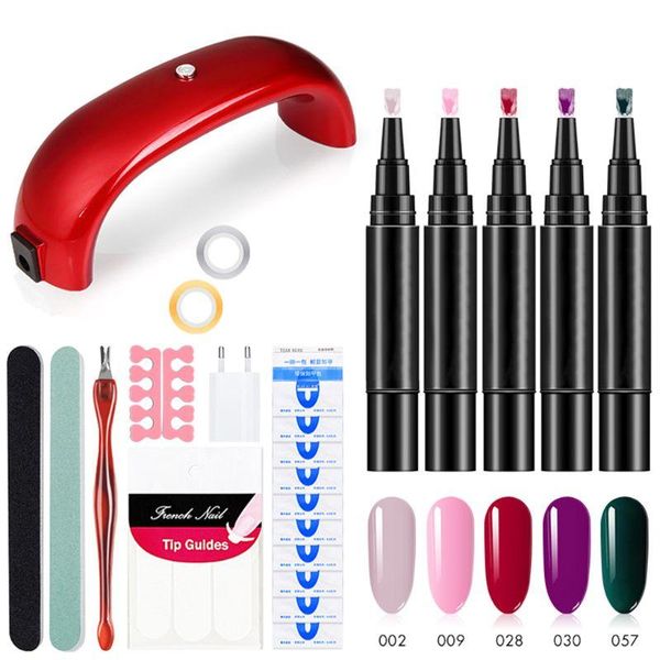 

nail art kits gel polish set uv led lamp dryer with kit soak off