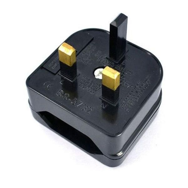 

smart power plugs 1 pc european euro eu 2 pin to uk 3pin socket travel plug adapter converter