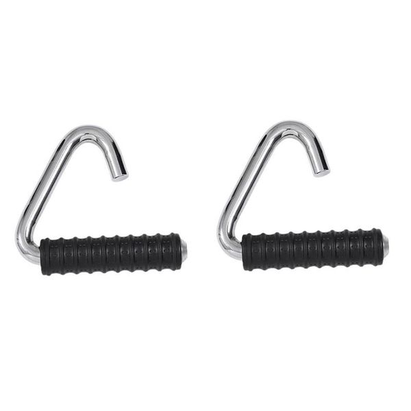 

accessories fitness home gym multifunction metal hook handles pulley cable machine attachments pull down grip resistance