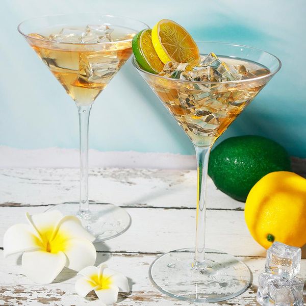 

wine glasses transparent cocktail glass tritan material plastic non-breaking goblet cups unbreakable party bar wedding set