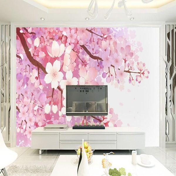 

wallpapers drop wallpaper 3d beautiful flower tv background wall mural restaurant bedroom bathroom el decoration